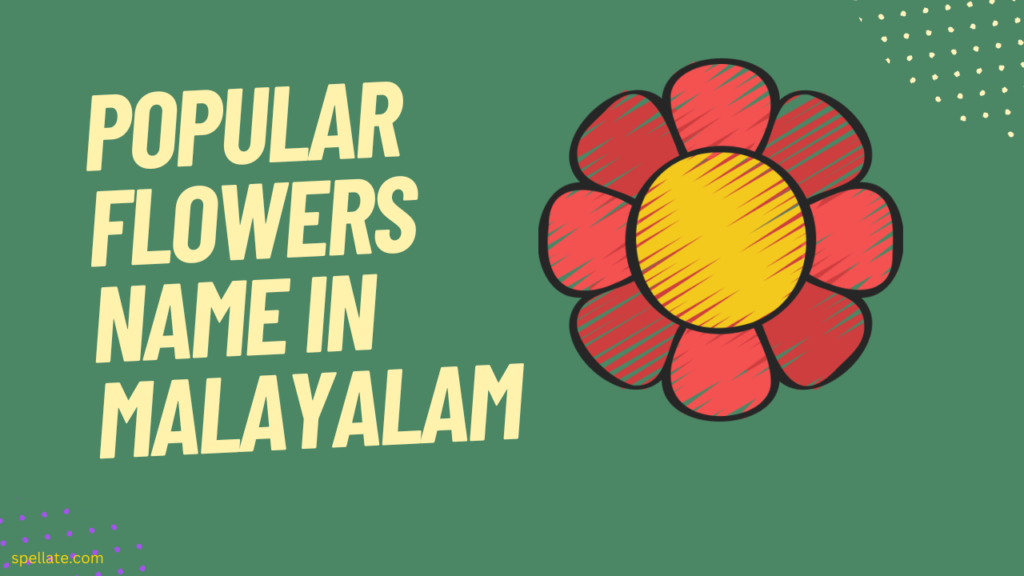 Popular Flowers name in Malayalam