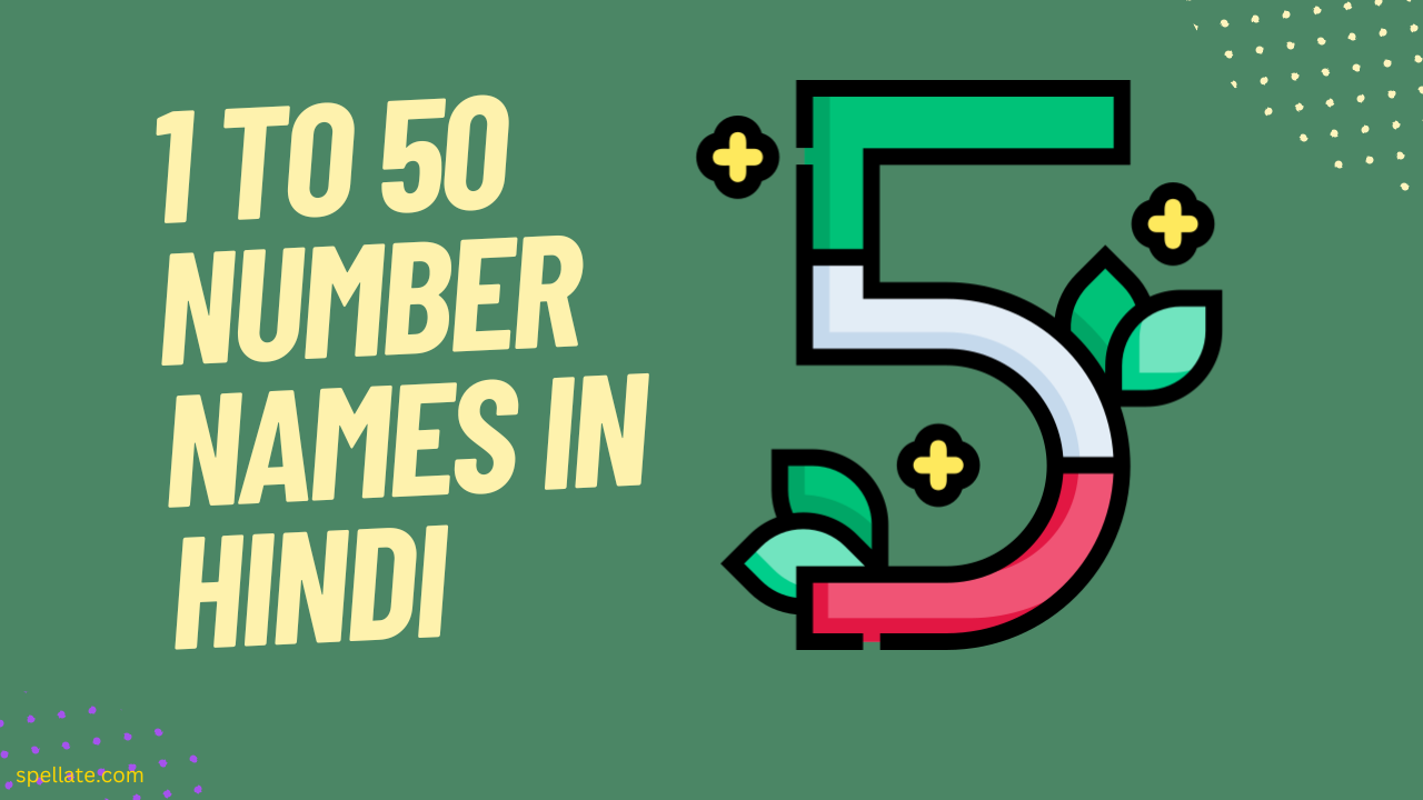 1 To 50 Number Names In Hindi