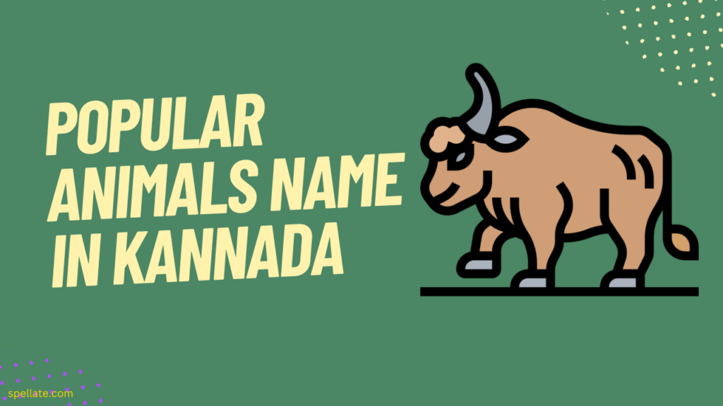 Popular animals name in Kannada