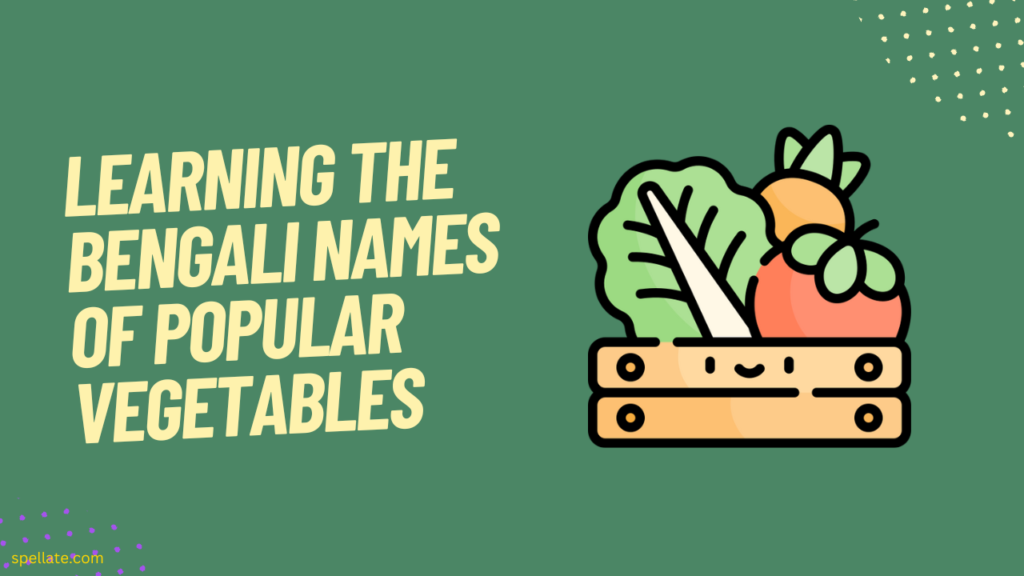 Learning the Bengali names of popular vegetables