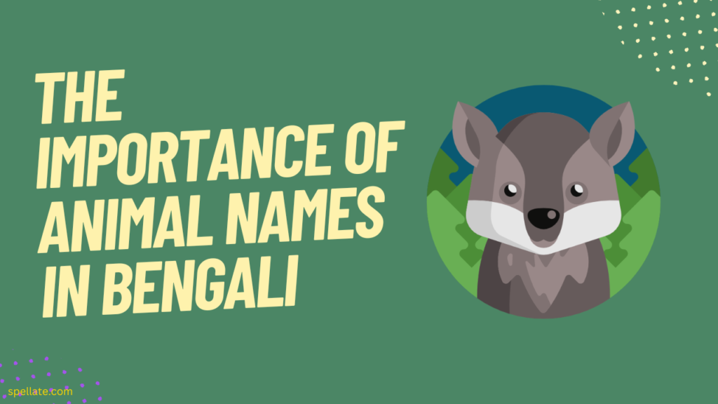 The Importance of Animal Names in Bengali