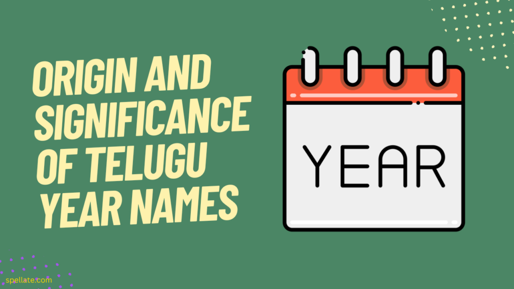 Origin and significance of Telugu year names